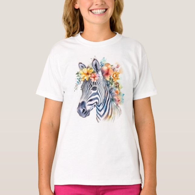 Vatten Zebra T Shirt (Framsida)