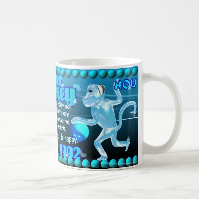 Vattenapa född 1932 1992 kaffemugg (Höger)
