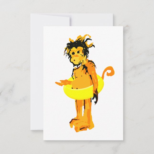 vattenapa inbjudningar (Framsida)