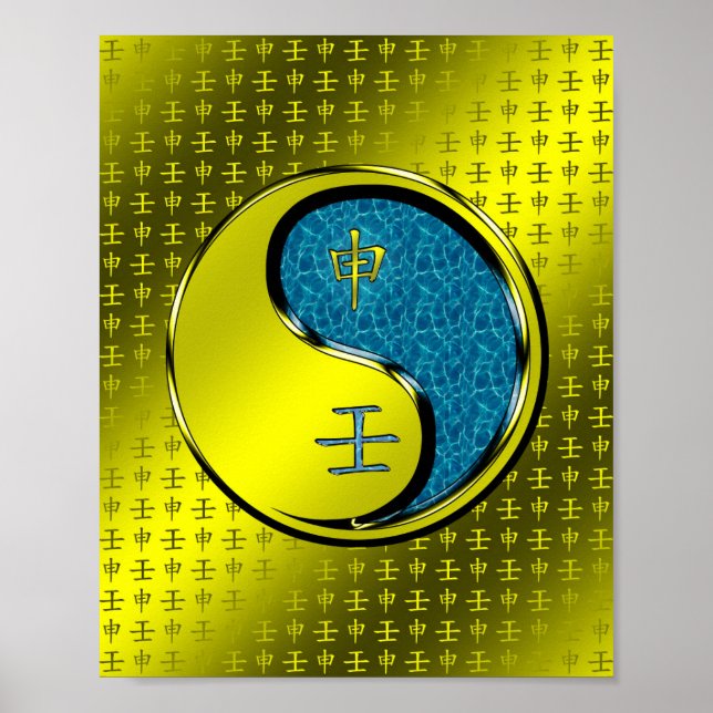 Vattenapa Poster (Framsidan)