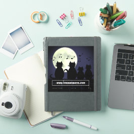 Vattenavvänjning, Katter i månljuset. Klistermärke Klistermärken