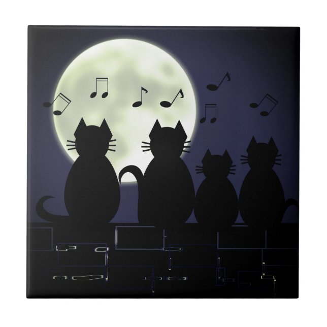 Vattenavvänjning med månljus kakelplatta (Framsidan)