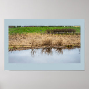 Vattenbaserade reflektioner Poster