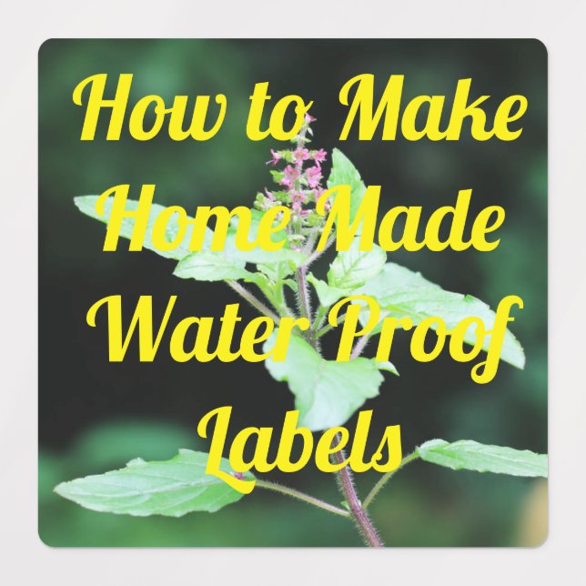 Vattenbeständig Klistermärke (Design 3)