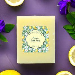 Vattenbeständig Lemon Soap eller Cosmetics Produkt Klistermärke