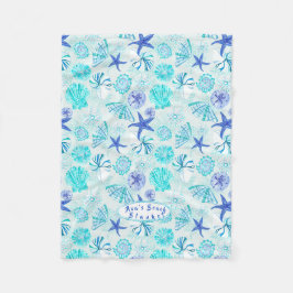 Vattenblåfärgad vattenfärgsblandning av säsongsska fleecefilt