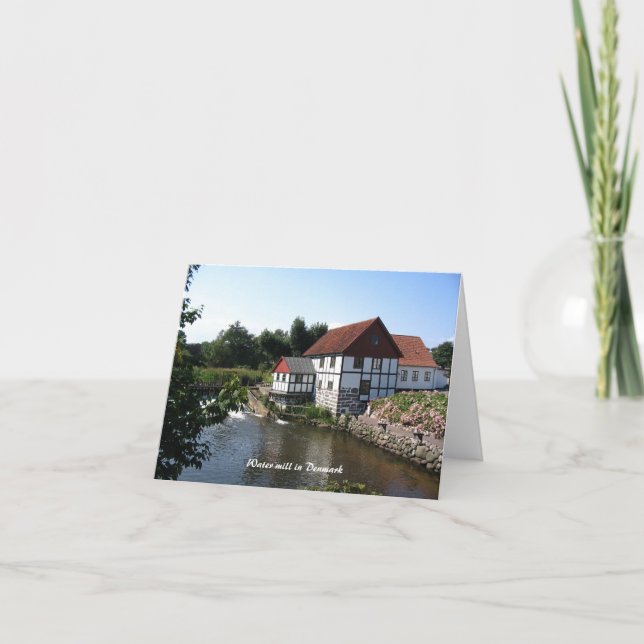 Vattenbruk i Danmark Notecard Kort (Framsida)