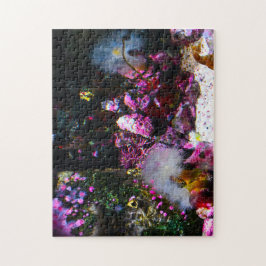 Vattenbruk i havet. pussel