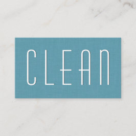 Vattenbruk STÄDNING Simple Stil V38 Visitkort