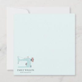 VATTENBRUKSFÖRETAG I MASKIN, ROSA SEWWING TAILOR A ANTECKNINGSKORT