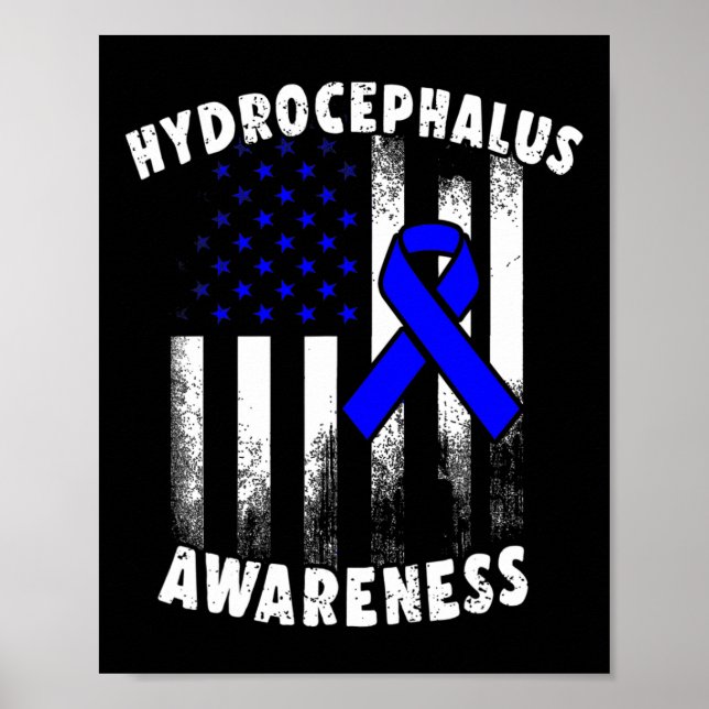 Vattencefalus Survivor Plan Awareness Warrior Poster (Framsidan)