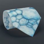 Vattencellstruktur Vattenfärgpulver blå Slips<br><div class="desc">Den här öga-fångstdesignen har en unik närhet av organiska cellliknande former i radiantskuggor av aqua och coola blue, vilket framkallar utseendet av tvålbubblor eller nät i abstrakt vatten. Det halvgenomskinliga överlappande struktur skapar en dynamisk, flytande effekt som är både modern och naturinspirerad. Anpassa det till initialer för ett distinkt och...</div>