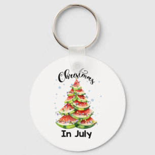 Vattencitron Julgran Jul i juli sommar Nyckelring