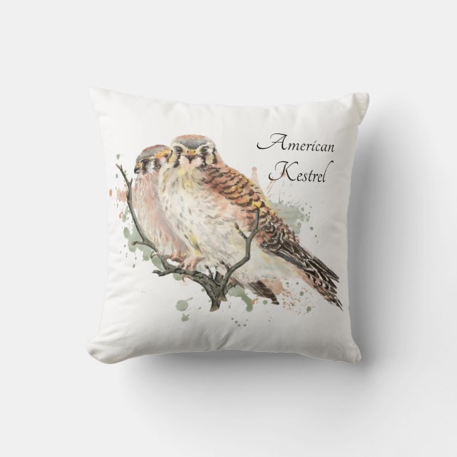 Vattencolor Art Birding Kestrel par Kudde (Framsida)