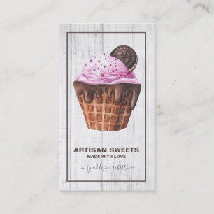 Vattencolor Bakery Artisan Sweets Visitkort