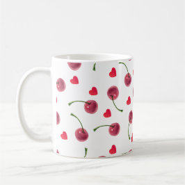 Vattencolor Cherry Heart Kaffemugg