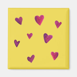 Vattencolor Heart Melody Magnet