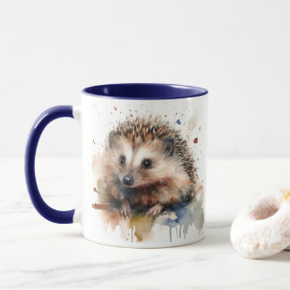 Vattencolor Hedgehog mugg