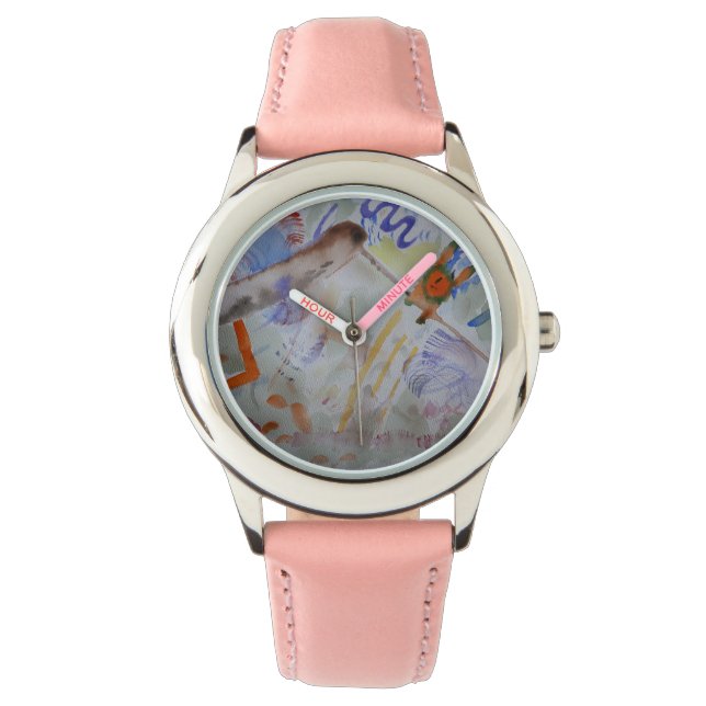 Vattencolor Hummingbird eWatch Watch Armbandsur (Framsida)