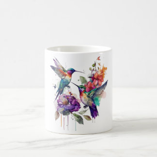 Vattencolor Hummingbird Kaffemugg