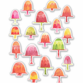 Vattencolor Jellies Food Art Klistermärken