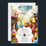 Vattencolor Kids' Magic Scientist Birthday Inbjudningar<br><div class="desc">Dö in i en värld av och fantasi vid vår " Watercolor Kids' Magic Scientist Birthday" firande! Gå med oss för en trevlig resa där vetenskapen möter kreativitet, och varje experiment är en magisk upptäckt. Inbjudan, som är försedd med visuella vattenfärgsillustrationer av laboratorieutrustning och mousserande potioner, inbjudan till en dag...</div>