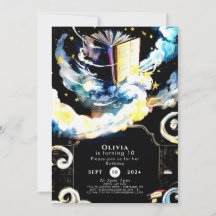 Vattencolor Kids Whimsical Storybook Birthday