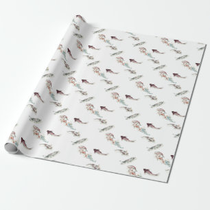 Vattencolor Koi Fish Presentpapper