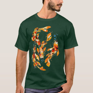 Vattencolor Koi Fish T Shirt