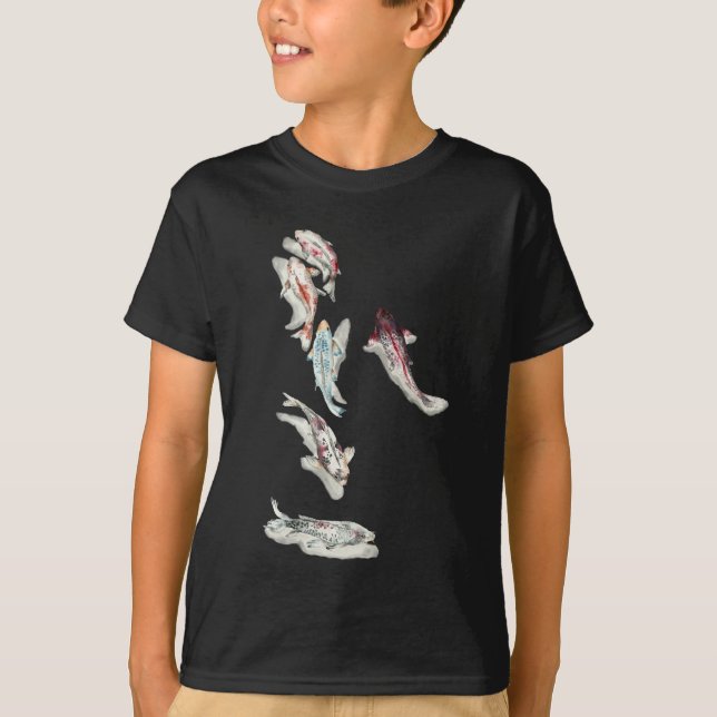 Vattencolor Koi Fish T-shirt (Framsida)