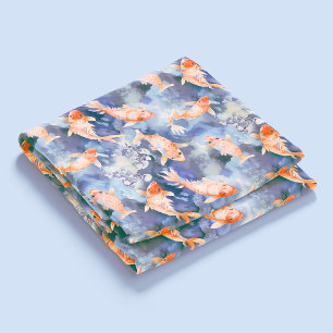 Vattencolor Koi Fish Tyg