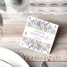 Vattencolor Lavender Möhippa Napkins