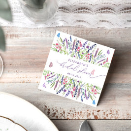 Vattencolor Lavender Möhippa Napkins Pappersservett