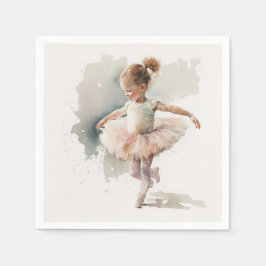 Vattencolor Little Ballerina Napkins Pappersservett