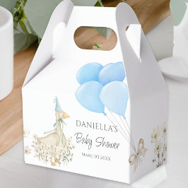 Vattencolor Little Goose Boy Baby Shower Presentaskar