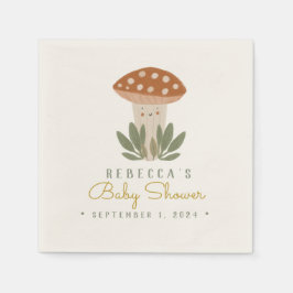 Vattencolor Little Mushroom Napkins Pappersservett