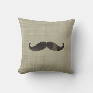 Vattencolor Mustache Kudde