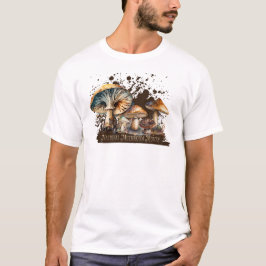 Vattencolor National Mushroom Month T Shirt