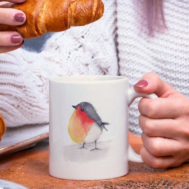 Vattencolor Robin Kaffemugg (Skapare uppladdad)
