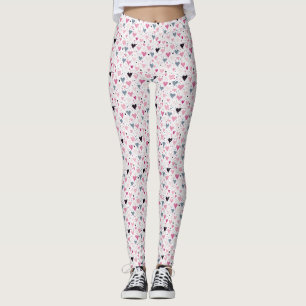 Vattencolor Stänk Heart Leggings