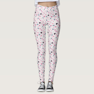 Vattencolor Stänk Heart Leggings