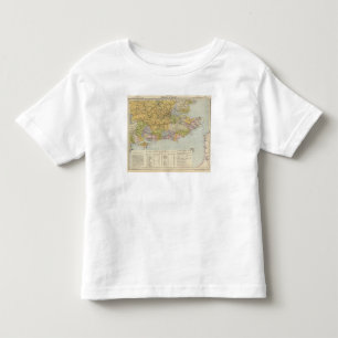 Vattendelarekarta England, Wales 6 T-shirt