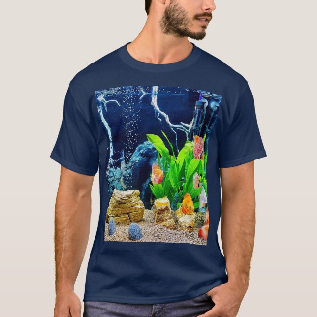 Vattendesign T Shirt (Framsida)