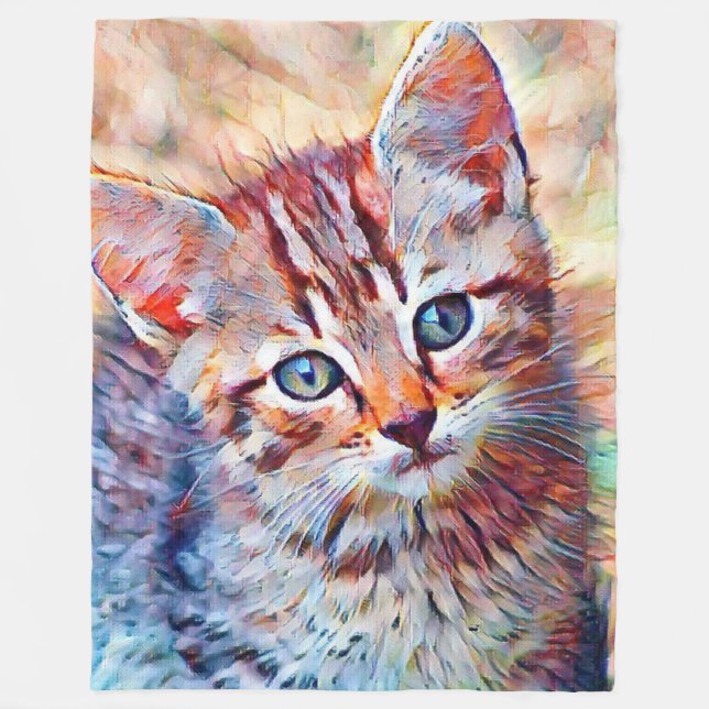 vattendjup fleecefilt (Framsidan)