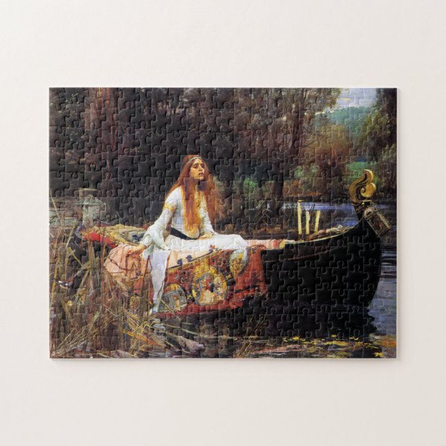 Vattendrag Dam i Shalott Puzzle Pussel (Horisontell)