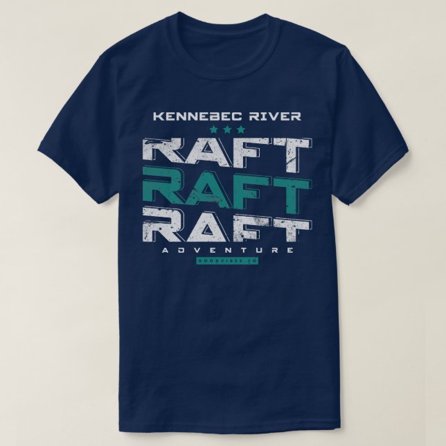 Vattendrag i Kennebec T Shirt (Design framsida)