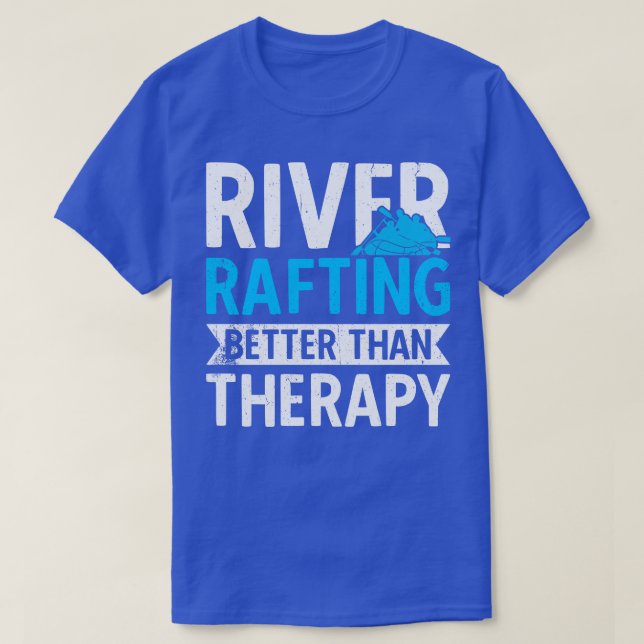 Vattendrag som är bättre än terapi t shirt (Design framsida)