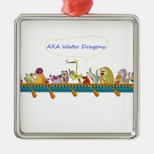 Vattendrake Julgransprydnad Metall