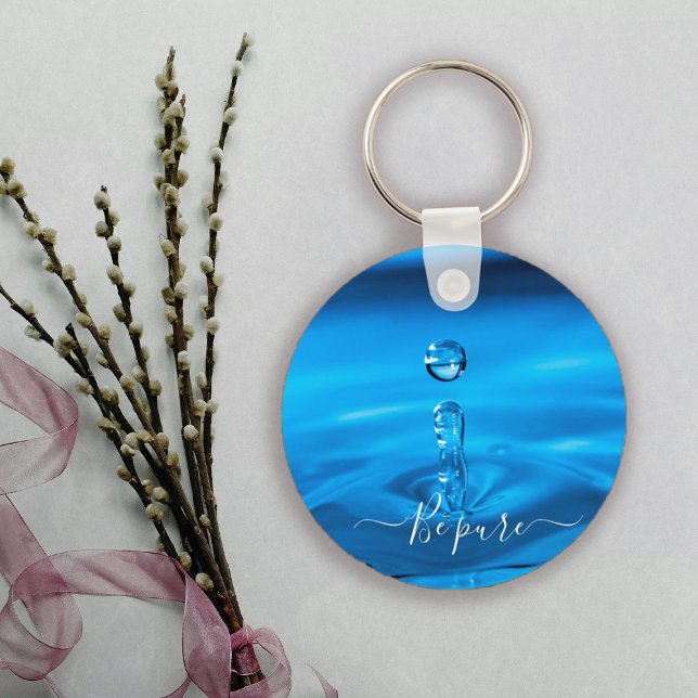 vattendroppar, nyckelkedja nyckelring (Skapare uppladdad)