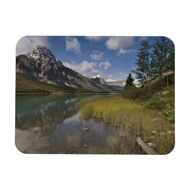 Vattenfågelsjö längs Icefields parkway, Magnet (Horisontell)